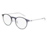 Montblanc Homme MB0099O 004 Montures optiques Plastique Bleu Pantos
