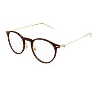 Montblanc Homme MB0099O 007 Montures optiques Injecté Havane Ronde