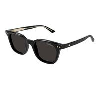 Montblanc Homme MB0320S 001 Lunettes de soleil Acétate Noir Gris Ronde