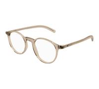 Montblanc Homme MB0329O 004 Montures optiques Jaune Transparent Ronde