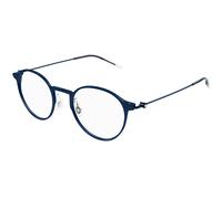 Montblanc Homme MB0357O 004 Montures optiques Bleu Transparent Ronde
