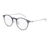 Montblanc Homme MB0099O 004 Montures optiques Plastique Bleu Pantos