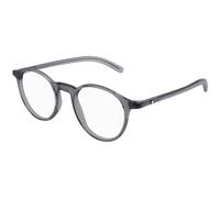 Montblanc Homme Montblanc MB0329O 002 Montures optiques Gris Transparent Ronde