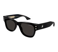 Montblanc Homme Montblanc MB0381S 001 Lunettes de soleil Acétate Noir Gris Carré