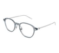 Montblanc Homme Montblanc MB0427O 003 Montures optiques Gris Transparent Ronde