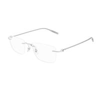 Montblanc Homme Montblanc MB0431O 004 Montures optiques Métal Argent Transparent Carré