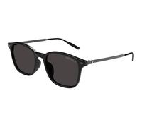 Montblanc Homme Montblanc MB0445SA 001 Lunettes de soleil Injecté Noir Gris Carré