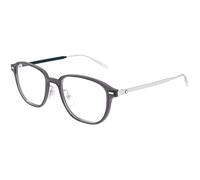 Montblanc Homme Montblanc MB0466OA 004 Montures optiques Injecté Gris Transparent Géométrique