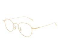 Montblanc Homme Montblanc MB0476OA 001 Montures optiques Métal Or Transparent Géométrique