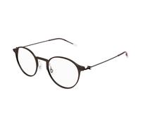Montblanc - Hyperlight Round Optical Frame - Homme - Accessoires - Brun - Taille: 49 MM