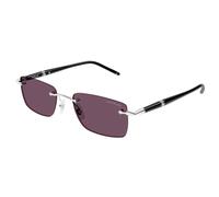 Montblanc - Lunettes de soleil élégantes inspirées par les instruments d'écriture - unisex - Accessoires - Gris - Taille: 54 MM