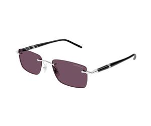 Montblanc - Lunettes de soleil élégantes inspirées par les instruments d'écriture - unisex - Accessoires - Gris - Taille: 54 MM