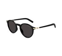 Montblanc - Lunettes de soleil rondes - Homme - Accessoires - Noir - Taille: 49 MM