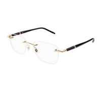 Montblanc, unisex, Accessoires, Noir, Taille: 53 MM Lunettes de vue rectangulaires