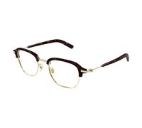 Montblanc - Lunettes Élégantes en Noir - Homme - Accessoires - Jaune - Taille: 50 MM