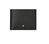 Montblanc MB Sartorial Wallet 6cc 2ViewPoc BK New Portefeuille, Adulte, Unisexe, Noir (Noir), Taille Unique
