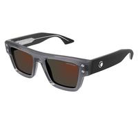 Montblanc MB0253S-003 52 Sunglass Man Recycled Ace Lunettes de Soleil, Sport, Multicolore (MMulticolore), Taille Unique