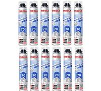 Montblanc Mousse Expansive Pistolable Toutes Saisons INSOLA - Aérosol de 870 ml - pour l'Isolation Thermique et Phonique (Lot de 12)