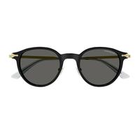 Montblanc - Nib Round Lunettes de soleil - unisex - Accessoires - Jaune - Taille: 49 MM