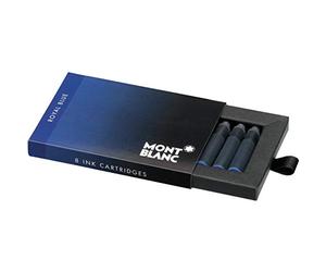Montblanc U0105193 recharge pour stylos Bleu 8 pièce(s) - Recharges pour stylos (Bleu, Noir, Bleu, Blanc, Stylo-plume, Boîte, 8 pièce(s))