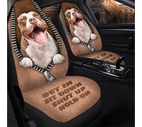 Monte, Assieds-Toi, Tais-Toi, Tiens 2 Pièces Siège Avant Housses Lavable Housses De Siège De Voiture Avant Durable Housse Couverture Couvre Sieges Universel pour Voitures SUV Bus