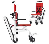 Monte-Escalier éLectrique Chenilles Fauteuil roulant d'escalier Chariot à main électrique pour monter les escaliers, monte-escaliers pour personnes âgées, chaise d'escalier portable pliable,