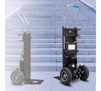 Monte-escalier électrique, diable robuste avec batterie amovible, capacité de charge de 400 kg, pour escaliers droits et courbes, transport sans effort de charges lourdes