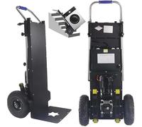 Monte-Escalier électrique Diables électriques pour Monter Les Escaliers Capacité de Charge Maximale de 400kg Diable électrique pour l'entrepôt Logistique de Retrait Familial,01