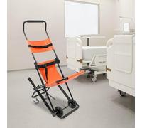 Monte-escalier mobile portable sans installation - Monte-escalier en aluminium - Pour fauteuil roulant - Chariot de sauvetage pliable - Pompier - Évacuation pour personnes âgées handicapées - Charge