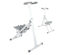 Monte-escalier pliable compact pour entraînement cardio à domicile, guidon et pédales réglables pour une expérience d'exercice améliorée