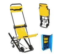 Monte-Escalier Portable Fauteuil Roulant, Chaise d'Escalier Pliable et Manuelle en Aluminium - Capacité 159 kg - Pour Personnes Âgées et Handicapées pour pompiers,ambulances installations