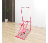 Monte-escalier réglable - Appareil de fitness pour la maison - Appareil de sport portable - Marchepied d'escalier pliable - Main courante réglable et 3 niveaux d'inclinaison réglable - Pour les salles