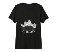 Monte-Ligne Fitz Roy El Chaltén Argentine T-Shirt Haut de Gamme