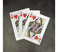 Monte Magic Tricks 3 cartes Jumbo Changement de carte Magia Poke Trick Close-up Stage Illusions Gimmicks Mentalisme Props