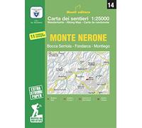 Monte Nerone. Apecchio, Mercatello sul Metauro, Piobbico, Pianello 1:25.000