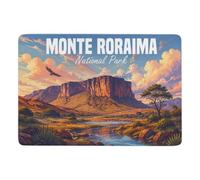 Monte Roraima National Park Tapis 150 x 100 cm, Doux et Antidérapant | Idée cadeau pour une nouvelle maison : Tapis de chambre antidérapant, avec impression par transfert thermique; pour salon