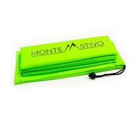 Monte Stivo Expedition | Coussin Isolant d’Assise, Surface 30 x 40 cm, Enfants et Adultes, Pliable en 4 | pour randonnée (Vert)