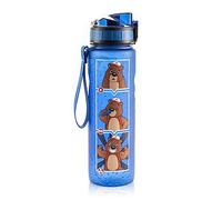 Monte Stivo® Gourde Enfant 600ml | Motivationnel sans BPA | Cadeau pour Le garçon et la Fille pour l'école, Le Sport et Le Jardin d'enfants