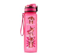 Monte Stivo – Gourde pour enfants Lyseren 600 ml – Infuseur à fruits, étanche, sans BPA – Rose