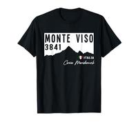 Monte Viso Monviso Monviso Montagne Randonnée Escalade Cadeaux Italie T-Shirt