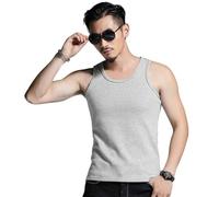 Montecarduo Couche De Base Thermique pour Hommes - Gilet Thermique Col Rond pour Hommes Ajusté Plus Gilet Épaissi en Molleton T-Shirt sans Manches Gilet De Fond pour Chevaux, Style A, M