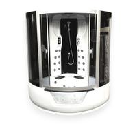 Montecarlo – Baignoire Douche hydromassante angle 150 x 150 cm