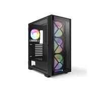 Montech AIR 1000 PREMIUM Boîtier PC Midi Tower ATX Noir, 3x 140mm avant, 1x 120mm arrière, Vitre trempée, USB 3.2 Gen 1, Compatible Radiateur 360mm