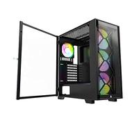 Montech Boîtier PC AIR 1000 Premium Midi-Tower Verre trempé Design moderne Noir