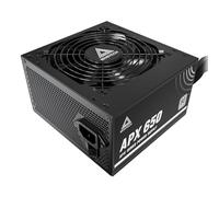 MONTECH APX 650W-Non-Modular Power Supply-80 Plus White Certified-Intel ATX12V-DC-to-DC Converter Technology- Flat Cable Design to Enhance Thermal efficiency-120mm Fan- 5-Year Warranty (APX 650W)