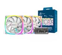 Montech Ventilateurs de boîtier AX120 RGB – Lot de 3 – 12cm (Blanc)