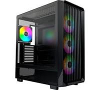 Tour midi MONTECH X5 Boîtier PC, Boîtier gaming, Boîtier noir