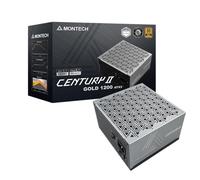 MONTECH Century II - Alimentation ATX Haut de Gamme 1200 W - 80 Plus Gold & Cybenetics Platinum - Entièrement modulaire - ATX 3.1 et PCIe 5.1 prêt avec câble 12 V-2 x 6-10 Ans