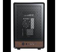 Montech Heritage PRO - Boîtier PC Midi Tower Noir, Micro ATX/Mini-ITX, Avant ATX/SFX, Ventilateurs 120mm, USB 3.2 Gen 1/Gen 2x2, Cuir Synthétique