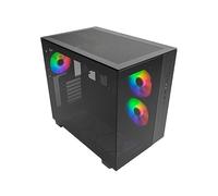 Montech Boîtier PC KING 65 PRO – Midi-Tower ATX, ARGB, verre trempé – Noir
